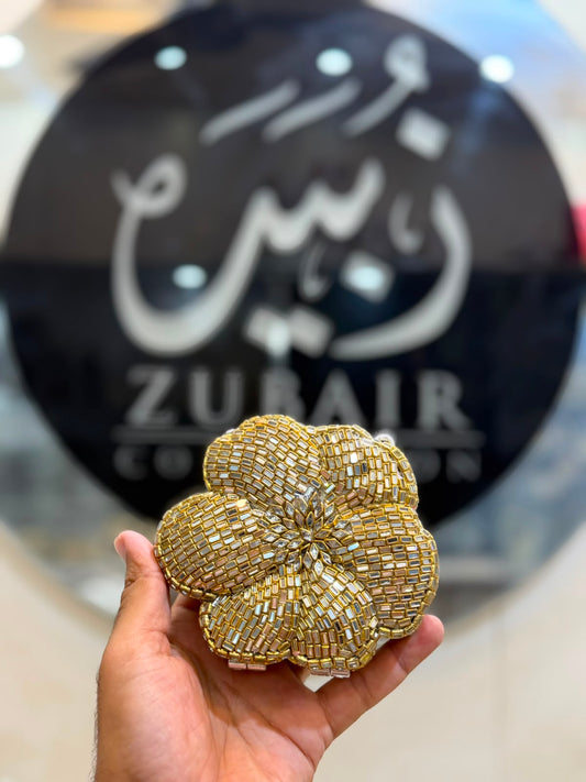 Stylish Kundan Flower Clutch_New Arrivals 23