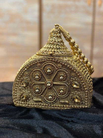 Luxury Golden Heer Collection Clutch_Large Size_Design 1
