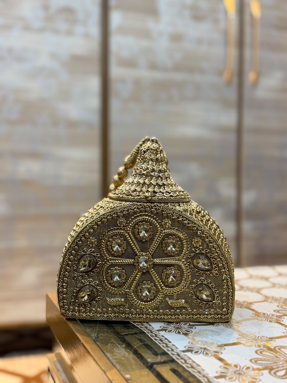 Luxury Golden Heer Collection Clutch_Large Size_Design 1