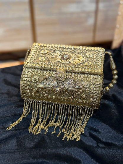 Luxury Golden Heer Collection Clutch_Large Size_Design 4