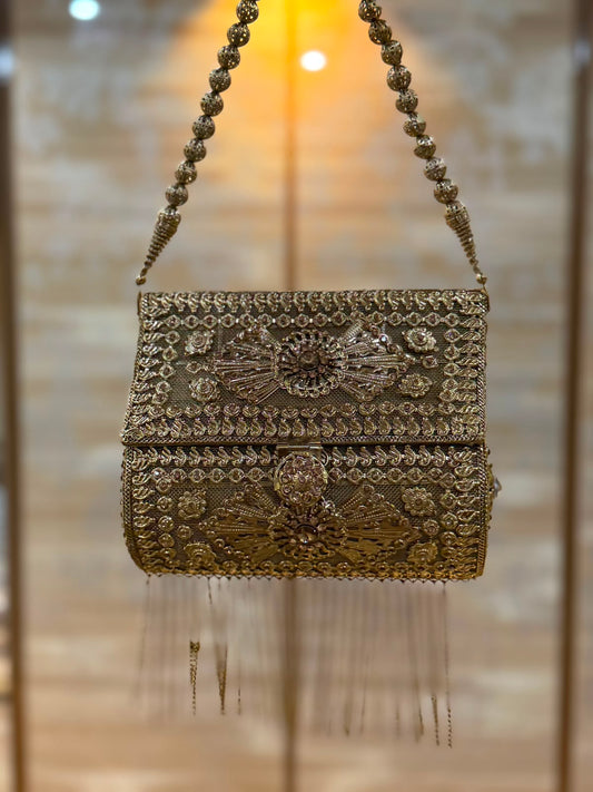 Luxury Golden Heer Collection Clutch_Large Size_Design 4