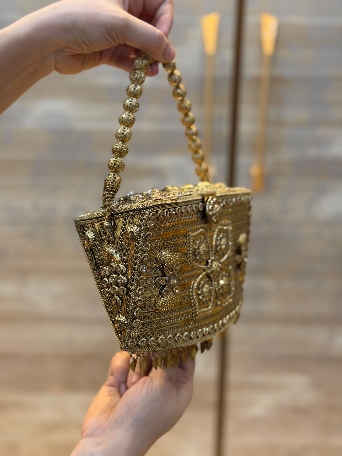 Luxury Golden Heer Collection Clutch_Large Size_Design 5