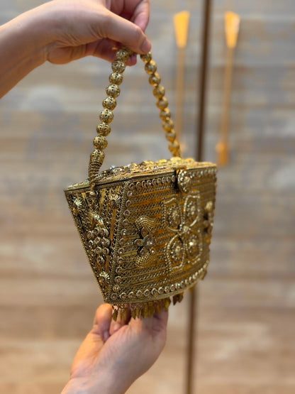 Luxury Golden Heer Collection Clutch_Large Size_Design 5