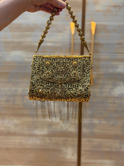 Luxury Golden Heer Collection Clutch_Large Size_Design 6