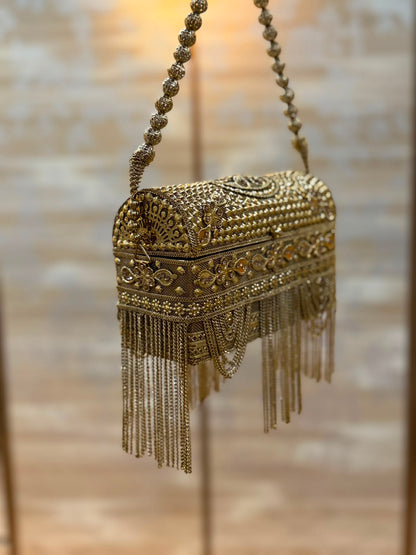 Luxury Golden Heer Collection Clutch_Large Size_Design 9