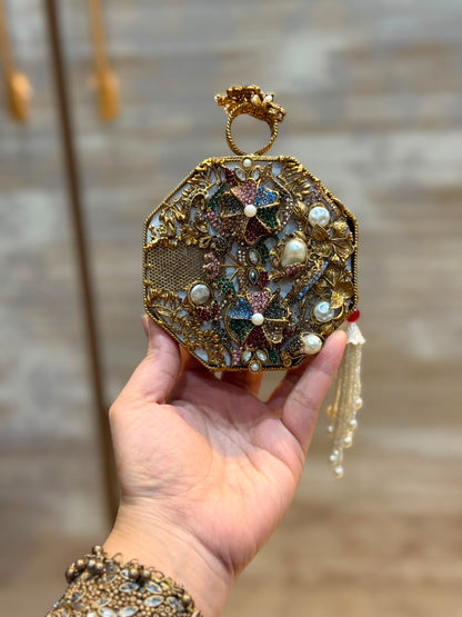 Luxury Kundan Designer Clutch_Wedding Collection_New Arrival 24