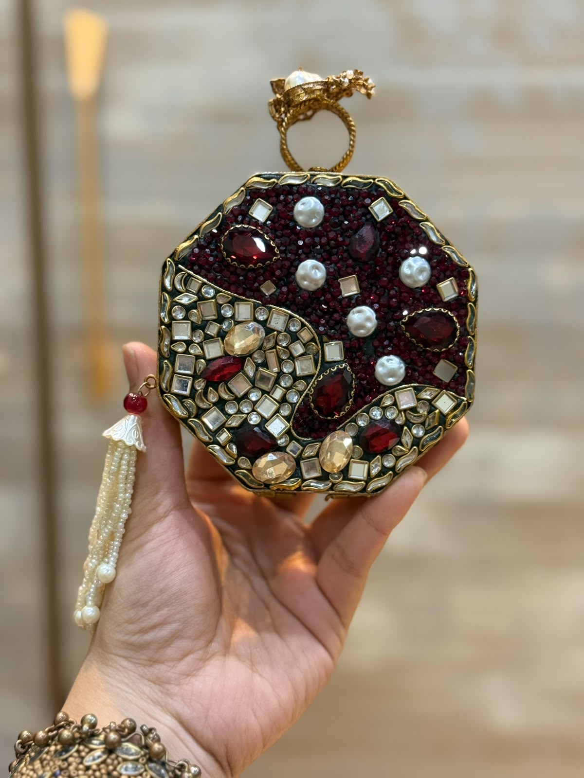 Luxury Kundan Designer Clutch_Wedding Collection_New Arrival 25
