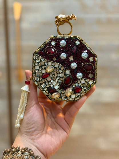 Luxury Kundan Designer Clutch_Wedding Collection_New Arrival 25