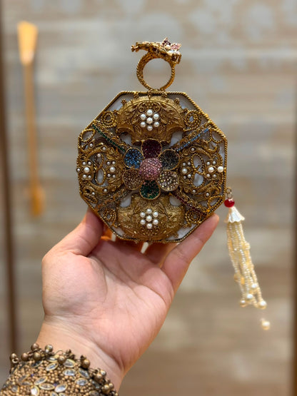 Luxury Kundan Designer Clutch_Wedding Collection_New Arrival 25