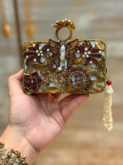 Luxury Kundan Designer Clutch_Wedding Collection_New Arrival 28