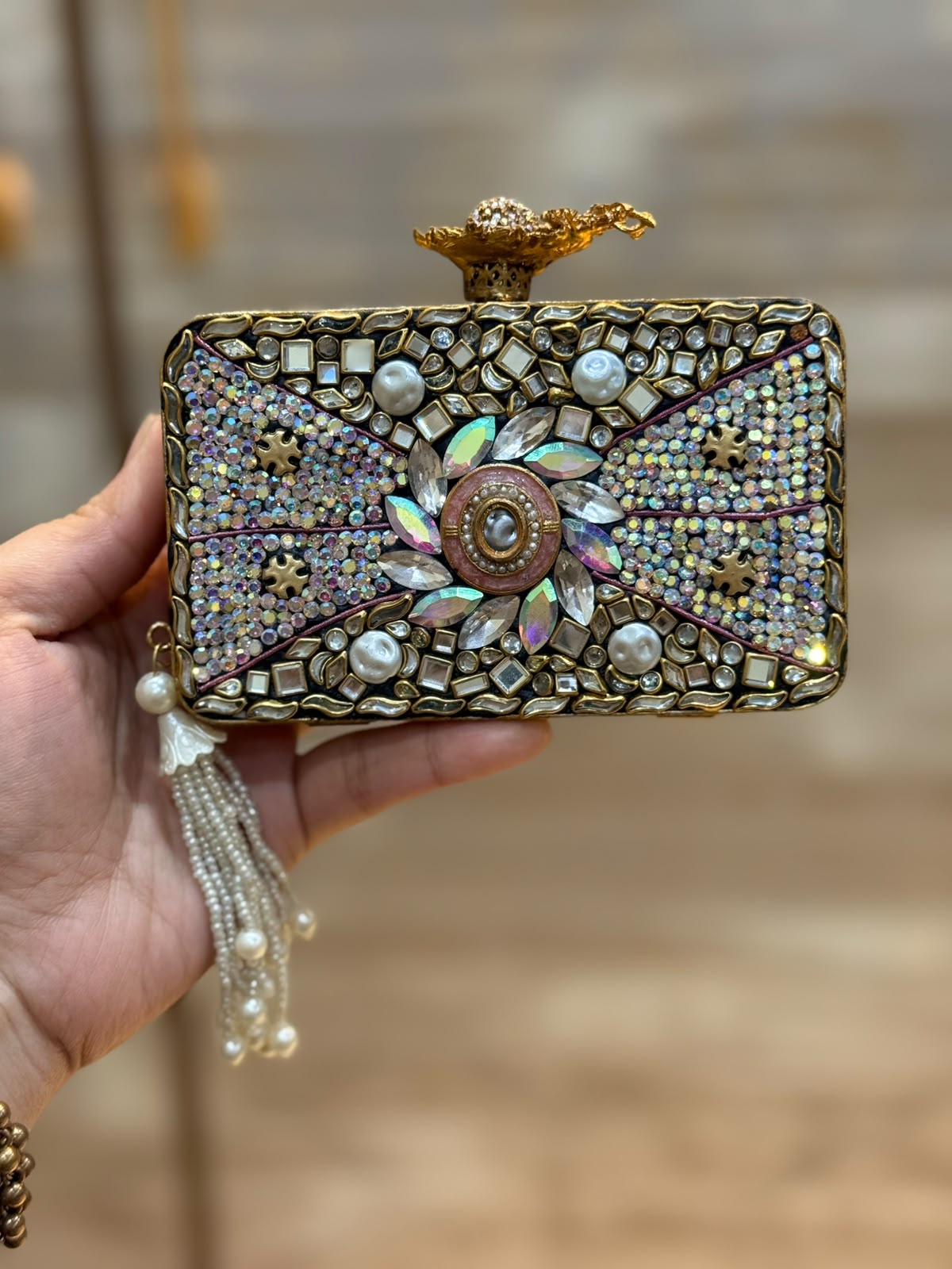 Luxury Kundan Designer Clutch_Wedding Collection_New Arrival 29