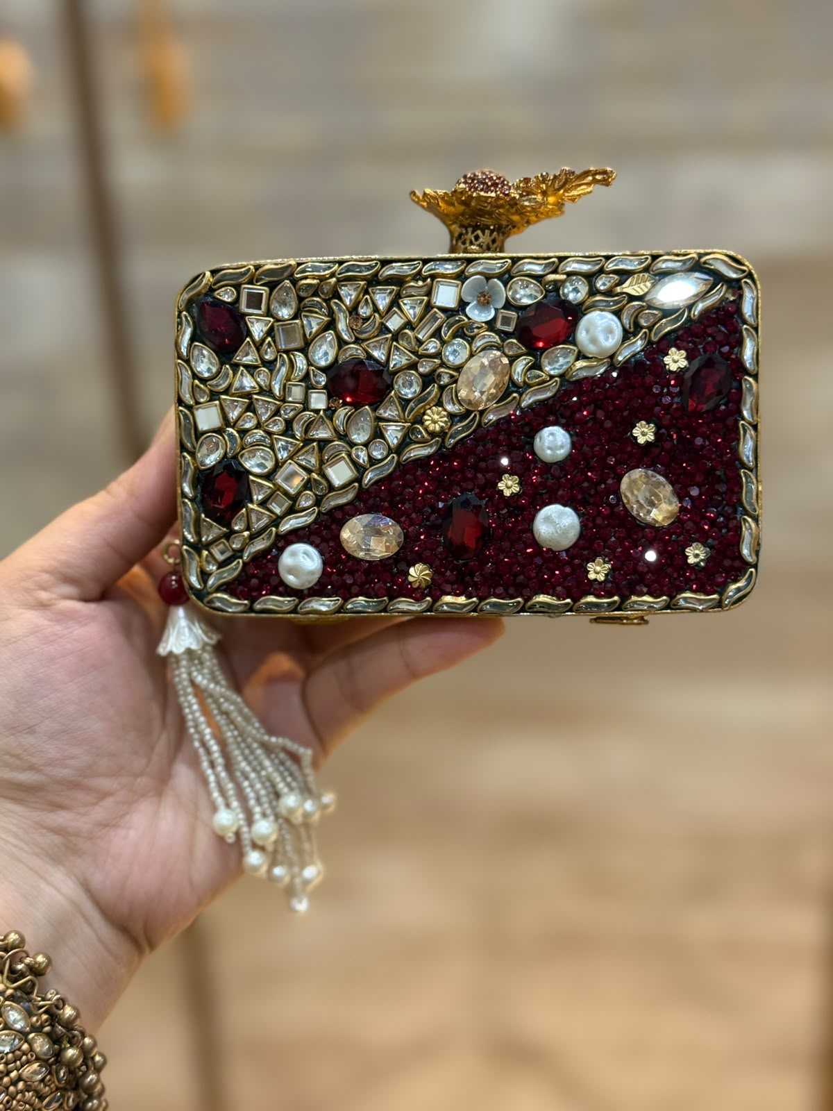 Luxury Kundan Designer Clutch_Wedding Collection_New Arrival 30