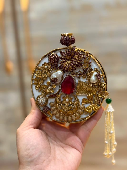 Luxury Kundan Designer Clutch_Wedding Collection_New Arrival 41