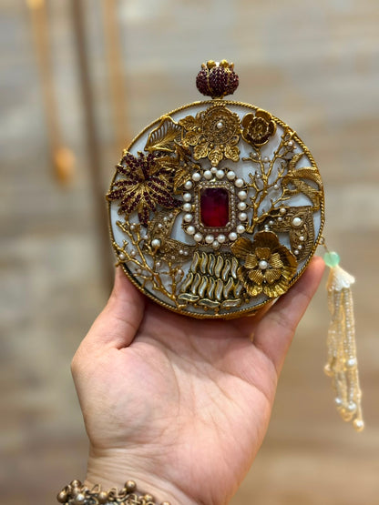 Luxury Kundan Designer Clutch_Wedding Collection_New Arrival 43