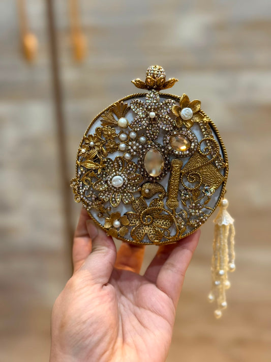 Luxury Kundan Designer Clutch_Wedding Collection_New Arrival 44