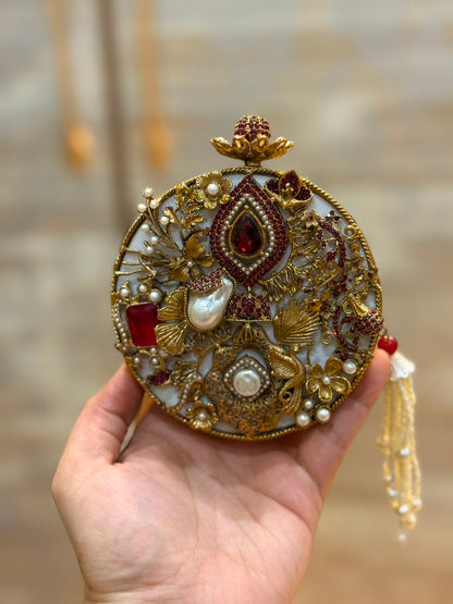 Luxury Kundan Designer Clutch_Wedding Collection_New Arrival 49
