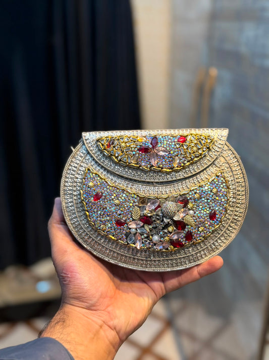 Handmade Designer Kundan Clutch_Wedding Collection_New Arrivals_Design 1