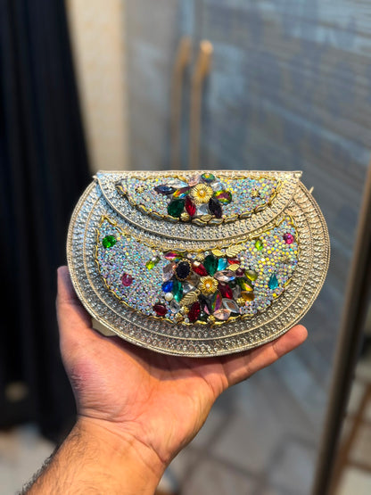 Handmade Designer Kundan Clutch_Wedding Collection_New Arrivals_Design 5