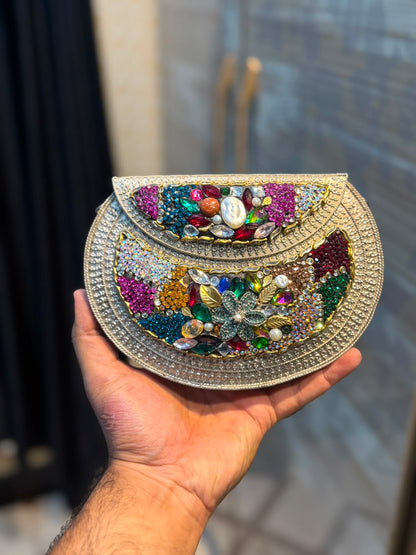 Handmade Designer Kundan Clutch_Wedding Collection_New Arrivals_Design 6