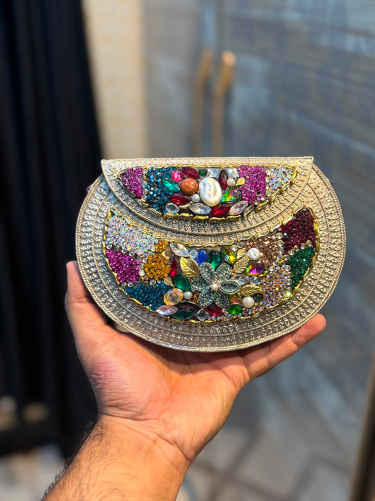 Handmade Designer Kundan Clutch_Wedding Collection_New Arrivals_Design 6