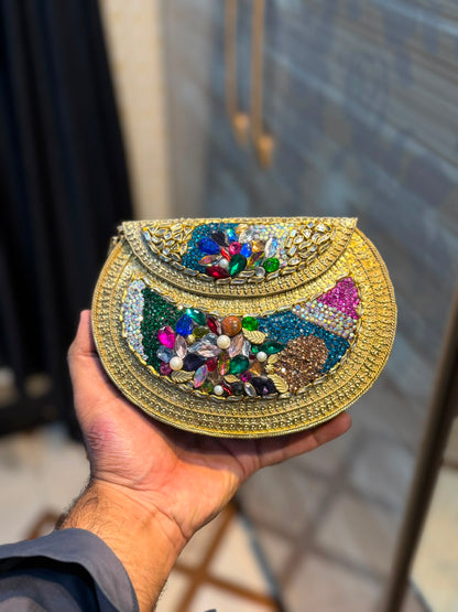 Handmade Designer Kundan Clutch_Wedding Collection_New Arrivals_Design 8