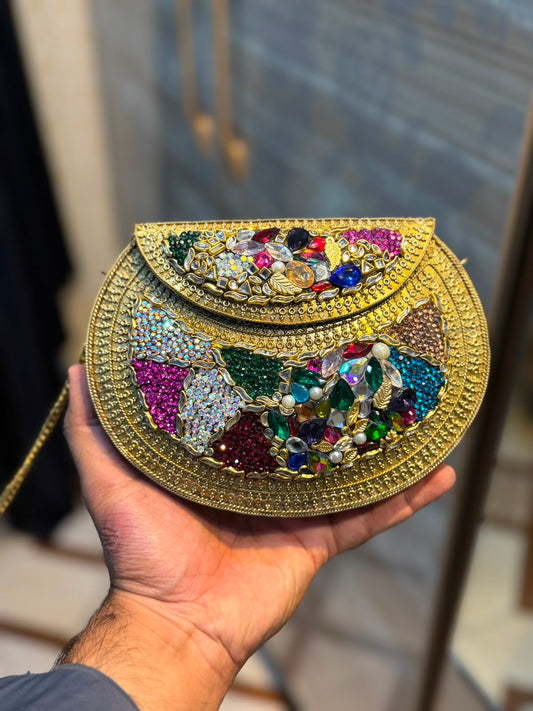 Handmade Designer Kundan Clutch_Wedding Collection_New Arrivals_Design 9