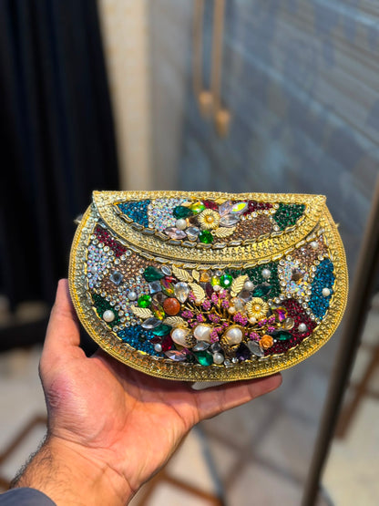 Handmade Designer Kundan Clutch_Wedding Collection_New Arrivals_Design 16