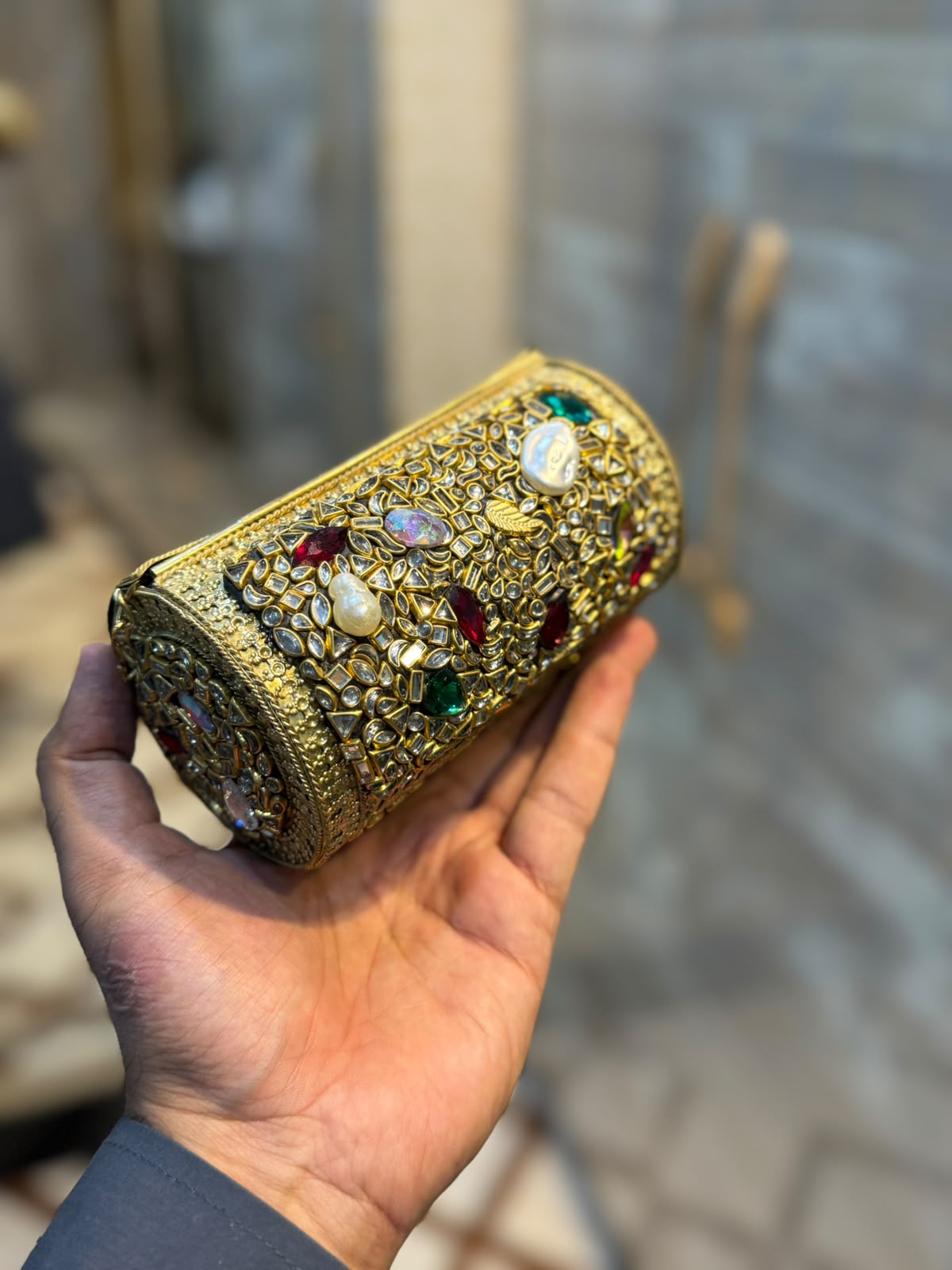 Stylish Luxury Stone Work small Dholi_New Arrival 5
