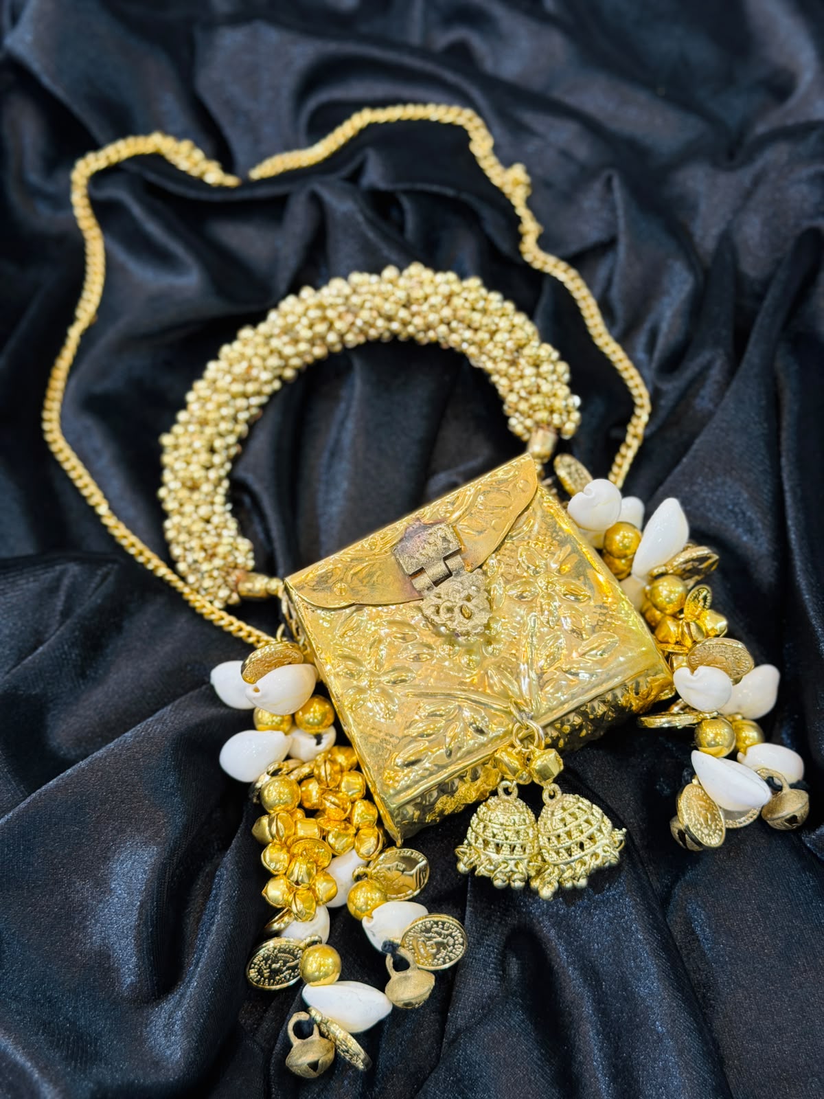 Stylish Indian Designer Metal Clutch_Small Size_New Arrival