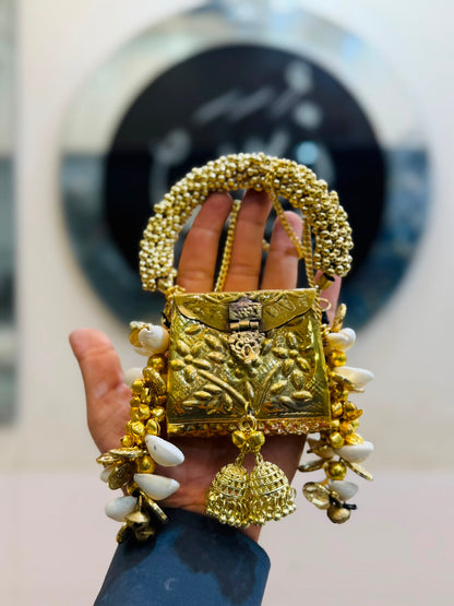 Stylish Indian Designer Metal Clutch_Small Size_New Arrival