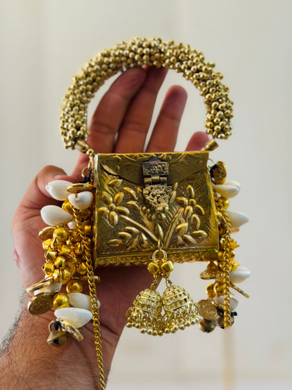 Stylish Indian Designer Metal Clutch_Small Size_New Arrival