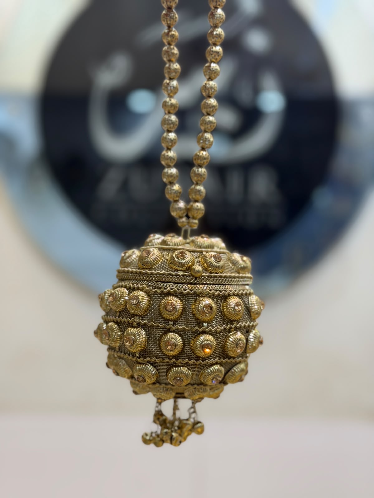 Stylish Heer Collection Golden Clutch_New Design 6