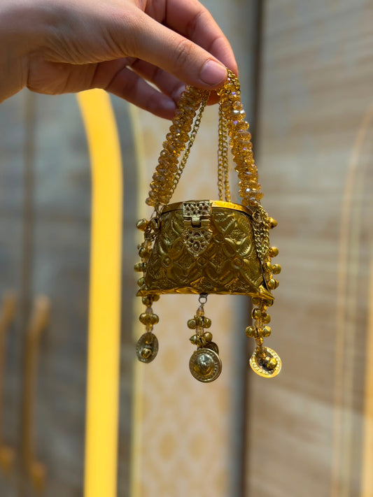 Stylish Indian Kundan Metal Clutch_Small Size_New Arrival