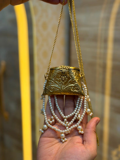 Stylish Indian Kundan Metal Clutch_Small Size_New Arrival