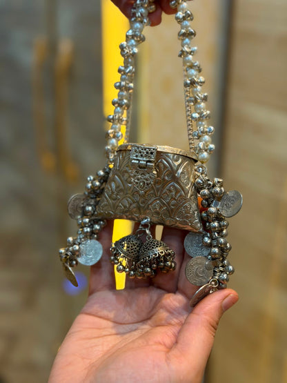 Stylish Indian Kundan Metal Clutch_Small Size_New Arrival