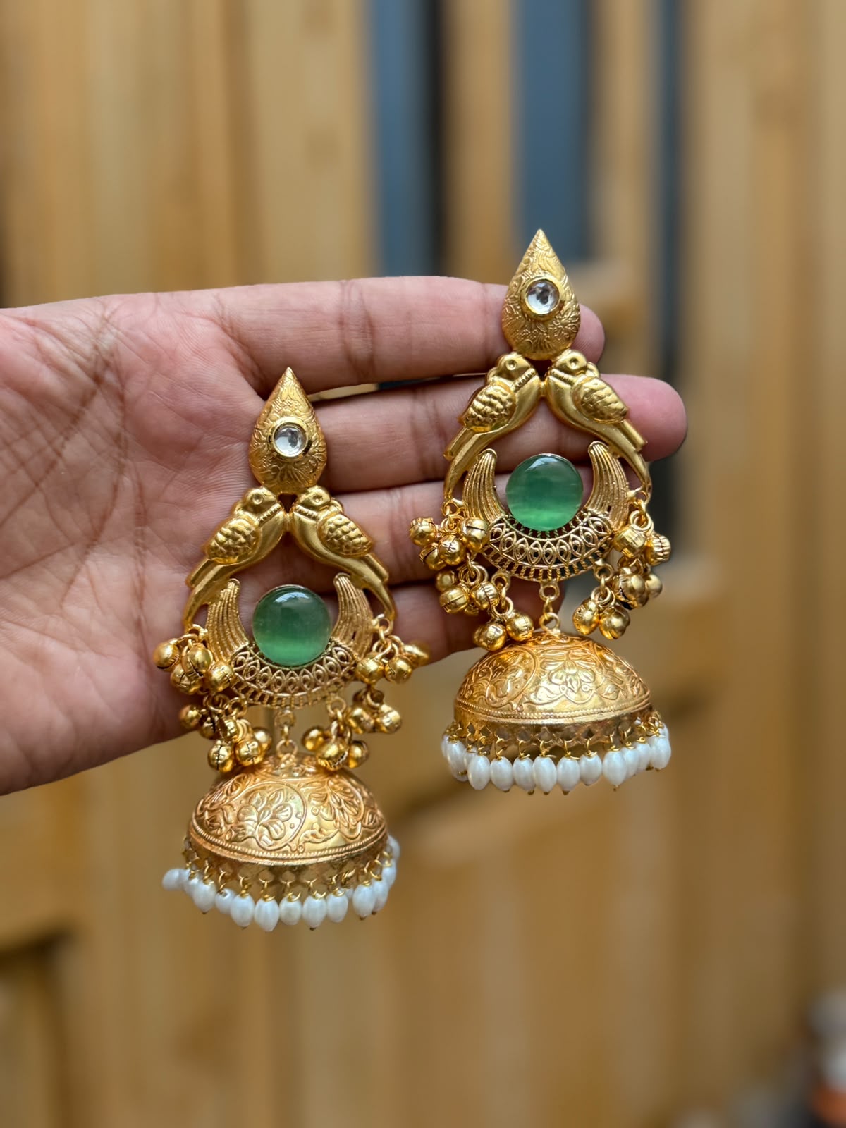 Stylish Luxury Kashmiri Golden EarRings_New Arrival 14
