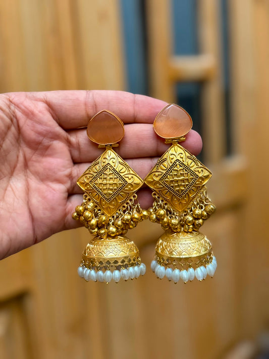 Stylish Luxury Kashmiri Golden EarRings_New Arrival 15