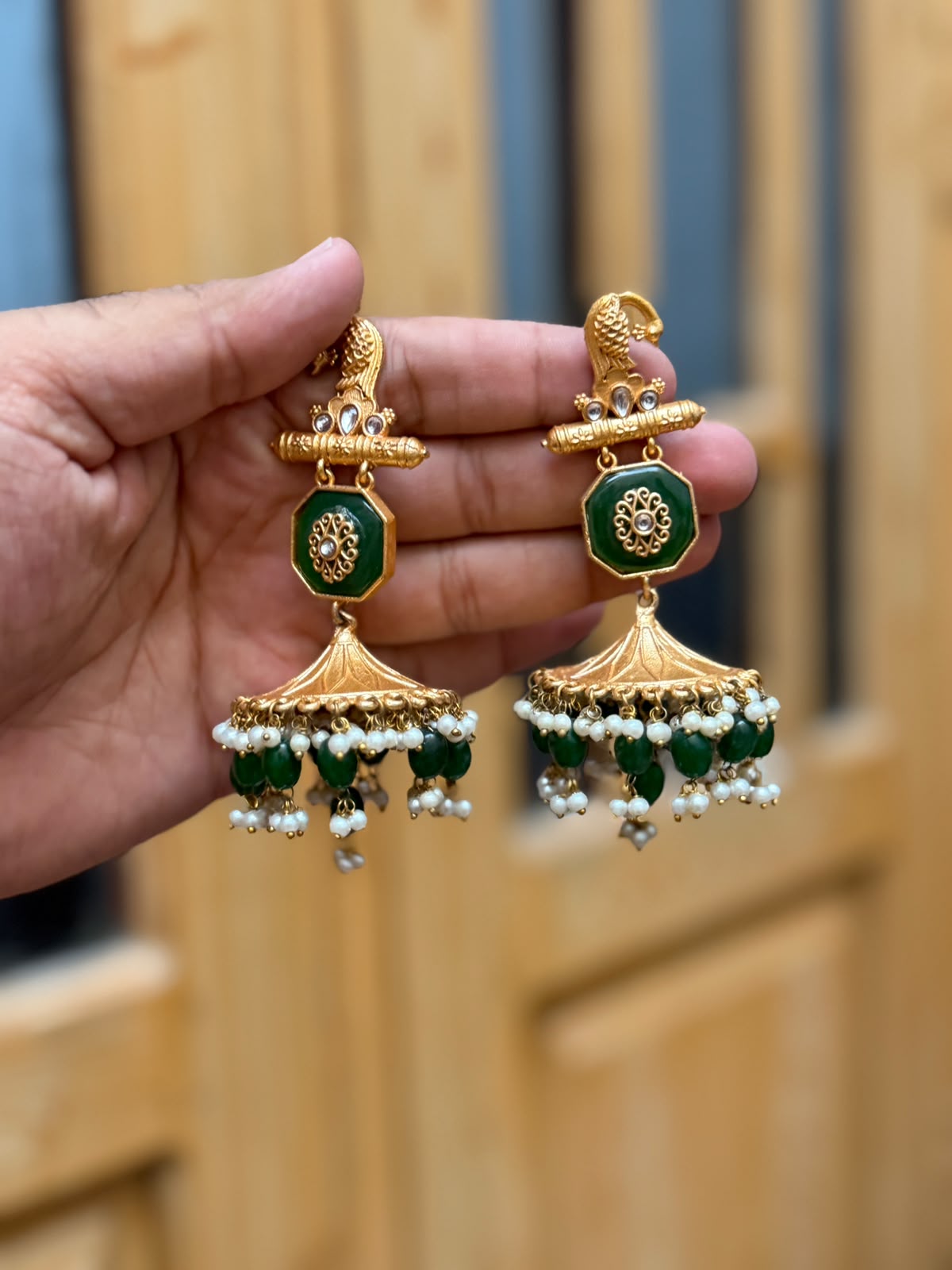 Stylish Luxury Kashmiri Golden EarRings_New Arrival 16