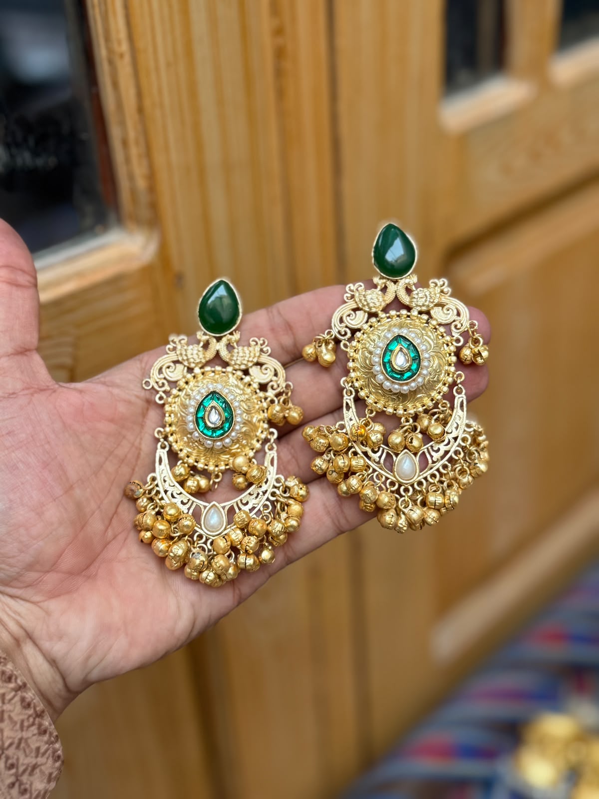 Stylish Luxury Kashmiri Golden EarRings_New Arrival 17