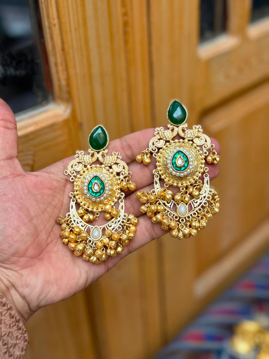 Stylish Luxury Kashmiri Golden EarRings_New Arrival 17