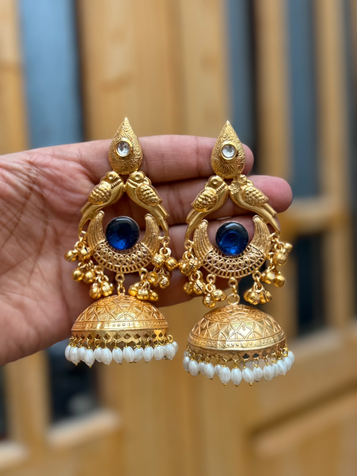 Stylish Luxury Kashmiri Golden EarRings_New Arrival 18