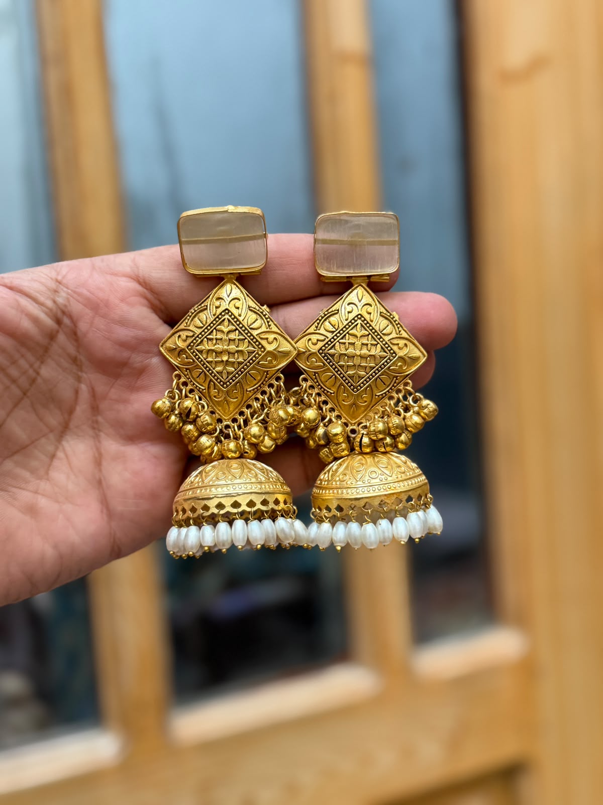 Stylish Luxury Kashmiri Golden EarRings_New Arrival 20