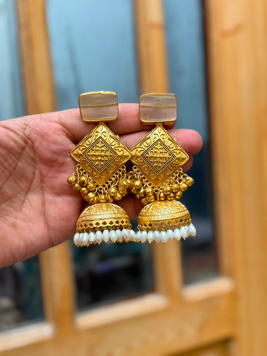 Stylish Luxury Kashmiri Golden EarRings_New Arrival 20