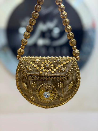 Stylish Heer Collection Golden Clutch_New Design 3