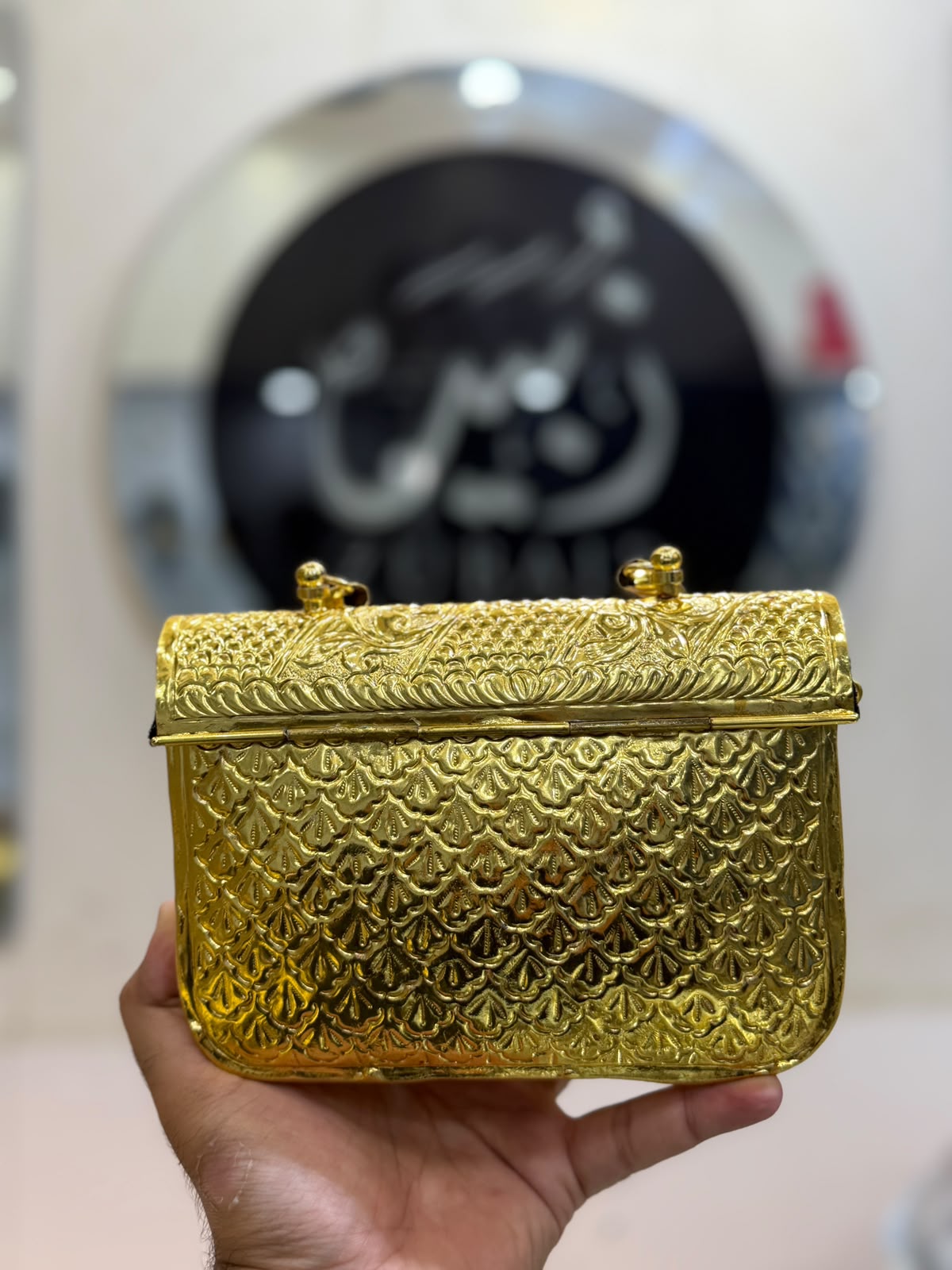 Stylish Luxury Indian Metal Clutch_Large Size_New Arrival
