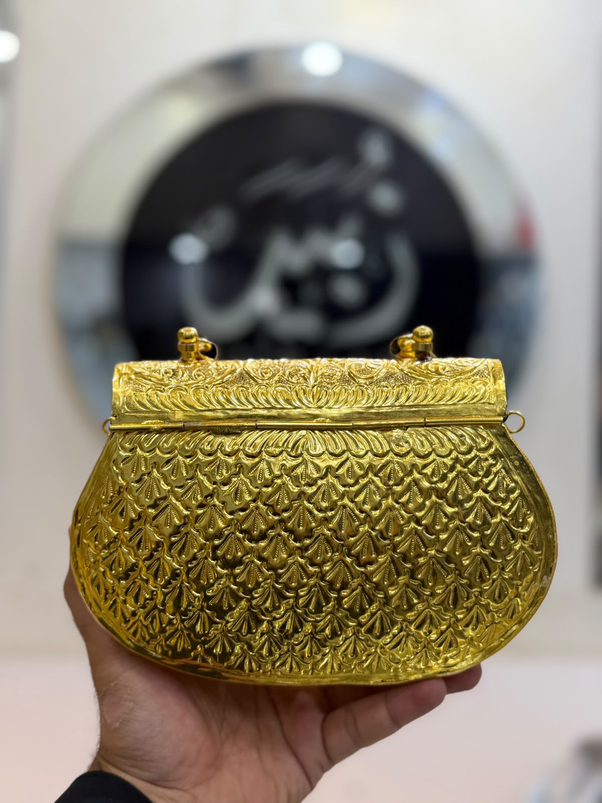 Stylish Luxury Indian Metal Clutch_Large Size_New Arrival