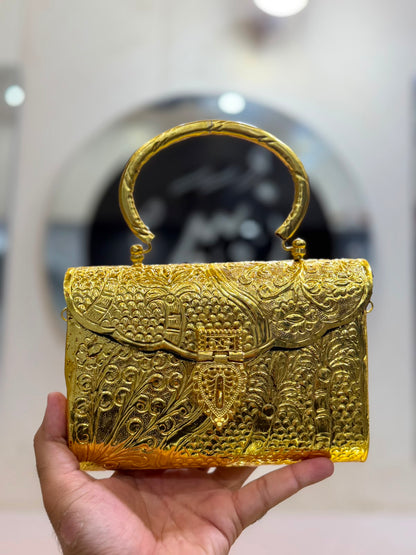 Stylish Luxury Indian Metal Clutch_Large Size_New Arrival_Design 4