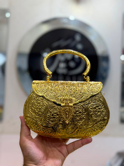Stylish Luxury Indian Metal Clutch_Large Size_New Arrival_ Design 7