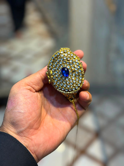 Stylish Indian Kundan Metal Clutch_Small Size_New Arrival