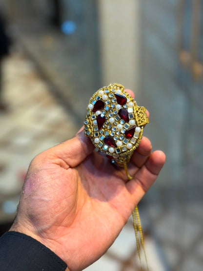 Stylish Indian Kundan Metal Clutch_Small Size_New Arrival